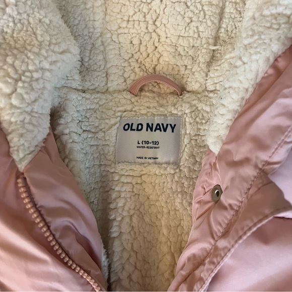 Old Navy Little Girls Puffer Jacket - Picture 2 of 2